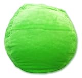 Lime Green Plush Fur Bean Bag Chair