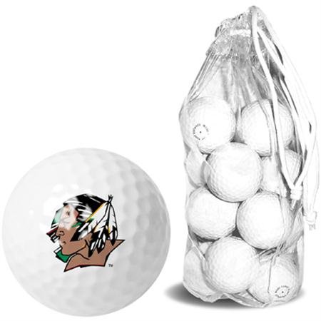 North Dakota Fighting Sioux Und Ncaa Clear Pack 15 Golf Balls