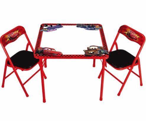 Cars The Movie Erasable Activity Table and Chairs