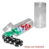 Poker Chip Storage Tube - 25 Chip Capacity