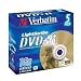Verbatim DVD+R 16X Wide Inkjet Printable Spindle Pack of 50 43651