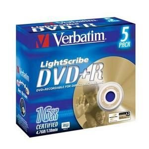 Verbatim Rohling DVD (DVD+R) 4.7GB 5 Slim LS Preisvergleich