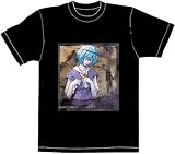新世紀エヴァンゲリオン 復刻Tシャツ レイ 貞本義行イラスト サイズ:L