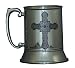 Celtic Knot Cross Swarovski Crystal Stainless Steel Tankard