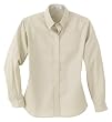 Ladies' Poplin Button Down Long Sleeve Shirt