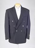 MENS Double Breasted Style With Brass buttons BLAZER SUIT In Black or Navy Blue or Red or White or OFF White or Royal blue. PLEASE CLICK FOR THE COLORS.