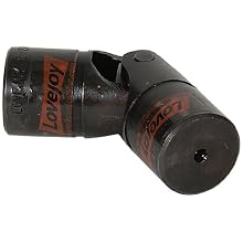 Lovejoy Size D10 Universal Joint, Steel, Solid Bore, 1.50" Outer Diameter, 4.25" Overall Length