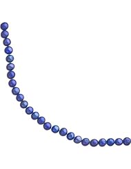 14K Gold 4.5mm Black Cultured Round Pearl Strand 18"