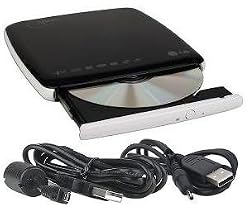 LG Super Slim 8X DVD / 24X CD USB Powered External Drive with LightScribe for all Netbooks, Laptops, Notebooks or Desktop Computers - Reads All Formats - DVD-RW - DVD+RW - CD-ROM - CD-RW