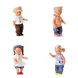 My Mini Baby Born Lovely Farm Doll Girl in Pink Striped Top