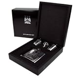 Manchester City FC. Hip Flask Box Set