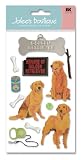 EK Success SPJBLG081 Jolee's Boutique Le Grande Golden Retriever Dimensional Stickers