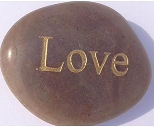 Love Engraved Stones / River Rocks With Inspirational Words - Gifts Or Paper Weights