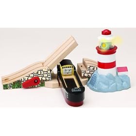 Thomas and Friends Wooden Railway - Lighthouse Bridge with Bulstrode