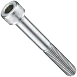Metric 304 Stainless Steel Socket Head Cap Screw, Hex Socket Drive, M6-1.00, 16 mm Length (Pack of 100)