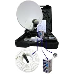 Megasat HDTV Sat-Anlage digital 12V/230V inkl. COMAG HD25 HDMI Receiver, Saugfu�, HD-Profi Universal Single LNB 0.1dB, Anschluss SET