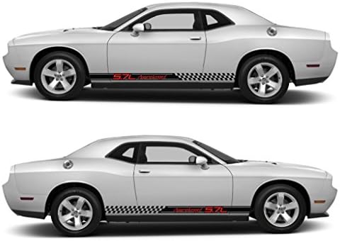 mpv suv challenger racing stripes sticker decal kit srt sxt hemi pentastar sohc muscle car 5.7L supercharged monsters sports