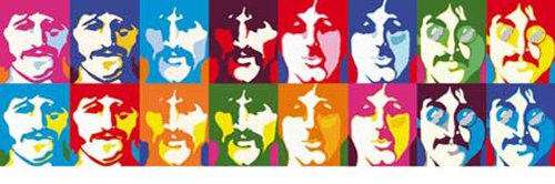 Empire 378484 Beatles, The - Sea of Colour Slim-Poster - 91.5 x 30.5 cm Preisvergleich