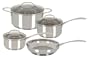 Oster Davenport 7 Piece Cookware Set, Stainless Steel
