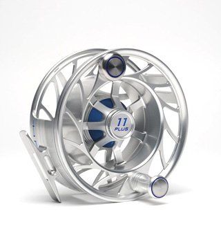 New Hatch 11 Plus Finatic Fly Fishing Reel Clear/Blue