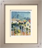 St. Germain Bei Tunis framed art print by August Macke