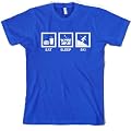 Eat Sleep Ski - Mens T-Shirt - 7 Colours