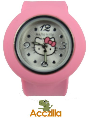 Hello Kitty Slap Watch - Silicone Slap On Watch - Pink - Childrens Size
