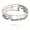 14K Gold Plated Grooved Polished Titanium Ring (6.0 mm) - Sizes 5-13