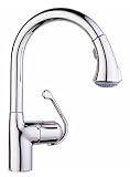 Grohe Ladylux Cafe Pull Out Spray Chrome Kitchen Faucet