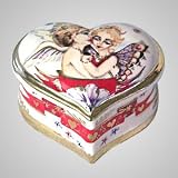 Hand-painted Porcelain Heart Box
