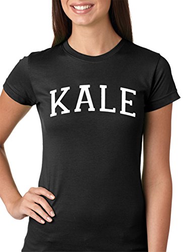 White Print Kale GIRLS T-SHIRT