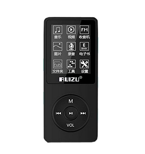 Ruizu x02 4gb lcd screen sport mp3 player with fm radio…