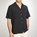 Sandals Cay Black Tonal Jacquard Silk Camp Shirt