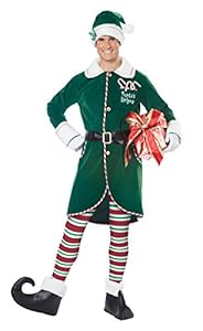 California Costumes Men's Workshop Elf Adult, Green, Medium