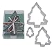 R & M Tree 3 Piece Cookie Cutter Set