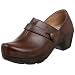 Dansko Women's Solstice Clog,Brown Brush off,39 EU (US Women's 8.5-9 M)