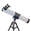 Galileo 1100x135mm Newtonian Reflector Telescope - White Satin (QR-1235)