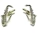 Silver Saxophone Cufflinks w/Gift Box