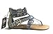 Shoes 18Womens Microsuede Sandals Flat Shoes W/Rhinestones,Studs & Contrast Ankle