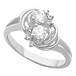 14K White Gold Diamond Ring - 0.48 Ct.