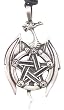 Pentagram Star Dragon Pewter Pendant Necklace