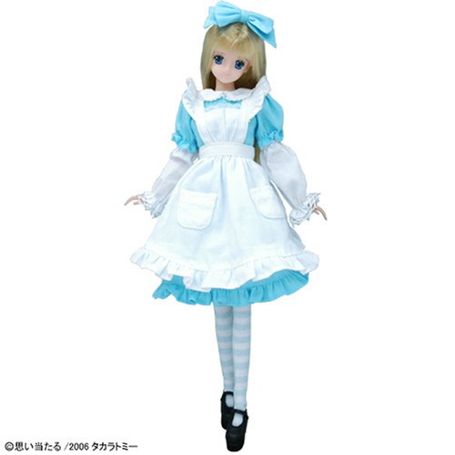 Cover image : アリスオーバーニーソックス 水色×白