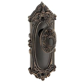 Grandeur GS10-GVCGVC-TB Grande Victorian Longplate with Grande Victorian Knob, Passage,... by Grandeur
