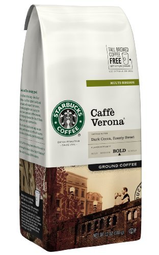 Starbucks Caffe Verona Coffee, Dark, Ground,