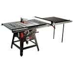 Sawstop CNS175-TGP52 1-3/4 HP Contractor Saw with 52-Inch Professional T-Glide Fence System including Rails and Extension Table