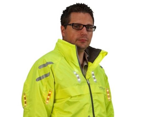 VISIJAX - World's Most Advanced Electronic Cycling Jacket (L)
