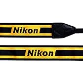 Nikon ワイドストラップ イエロー 2327