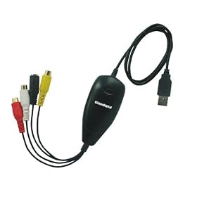 ClimaxDigital VCAP302 USB 2.0 VHS to DVD Converter/DVD Maker-easy way to convert and edit your VHS video Tapes to quality DVD. FREE software Bundle includes ArcSoft ShowBiz DVD 3.5, supports *XP/Vista 32/Vista 64/Window 7 32&64*) +Support Xbox 360/PS3 colour recording+supports 16:9 and 4:3 and upload video to YouTube+**FREE AV cable***