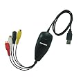 ClimaxDigital VCAP302 USB 2.0 VHS to DVD Converter/DVD Maker-easy way to convert and edit your VHS video Tapes to quality DVD. FREE software Bundle includes ArcSoft ShowBiz DVD 3.5, supports *XP/Vista 32/Vista 64/Window 7 32&64*) +Support Xbox 360/PS3 colour recording+supports 16:9 and 4:3 and upload video to YouTube+**FREE AV cable***