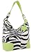 Ladies purse women handbag fashion casual hobo tote zebra animal bag (Many Colors Available!!)